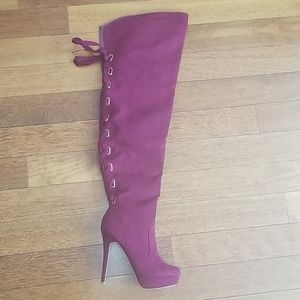 janella platform stiletto boot